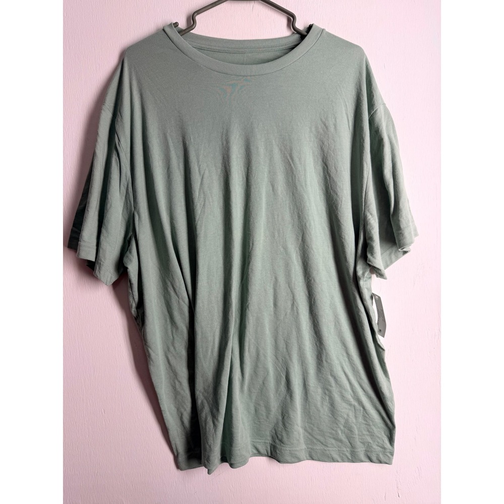 George Mens Crew Neck Short Sleeve Tee Shirt Sage Green 2XL 2XG GM31Y014B NEW